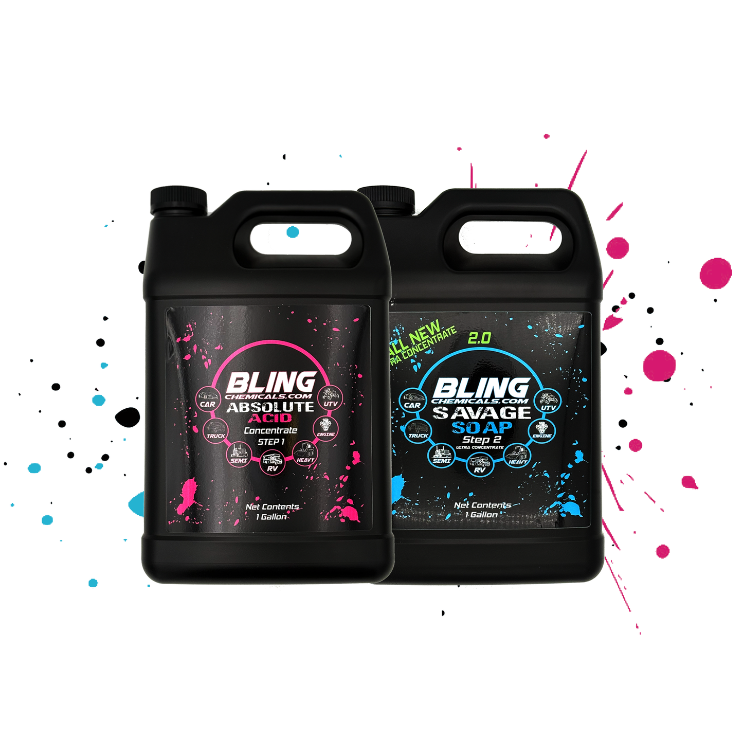 2-Step Touchless Vehicle Wash Kits