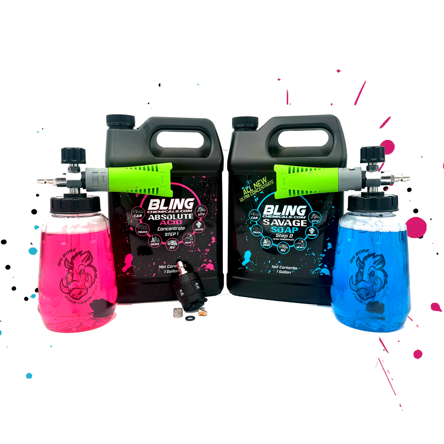2-Step Touchless Vehicle Wash Kits