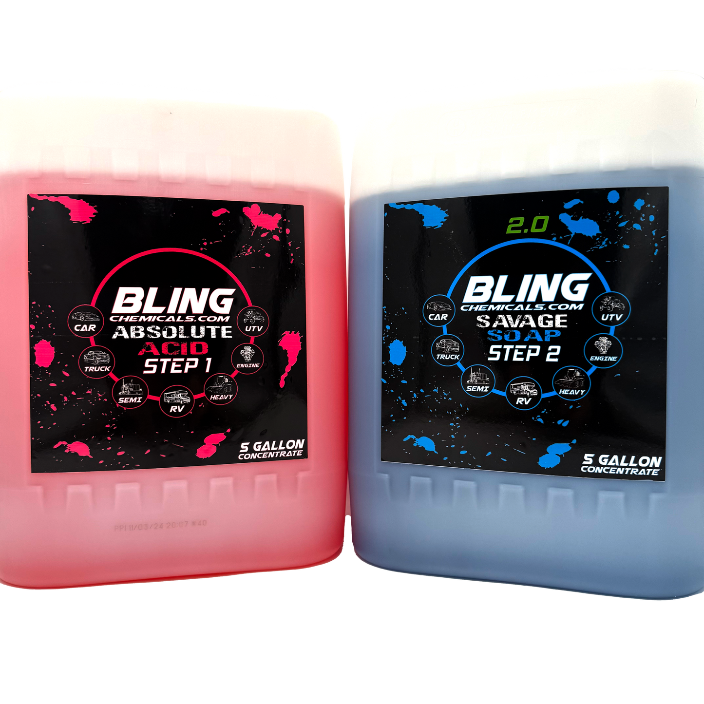 2-Step Touchless Vehicle Wash Kits
