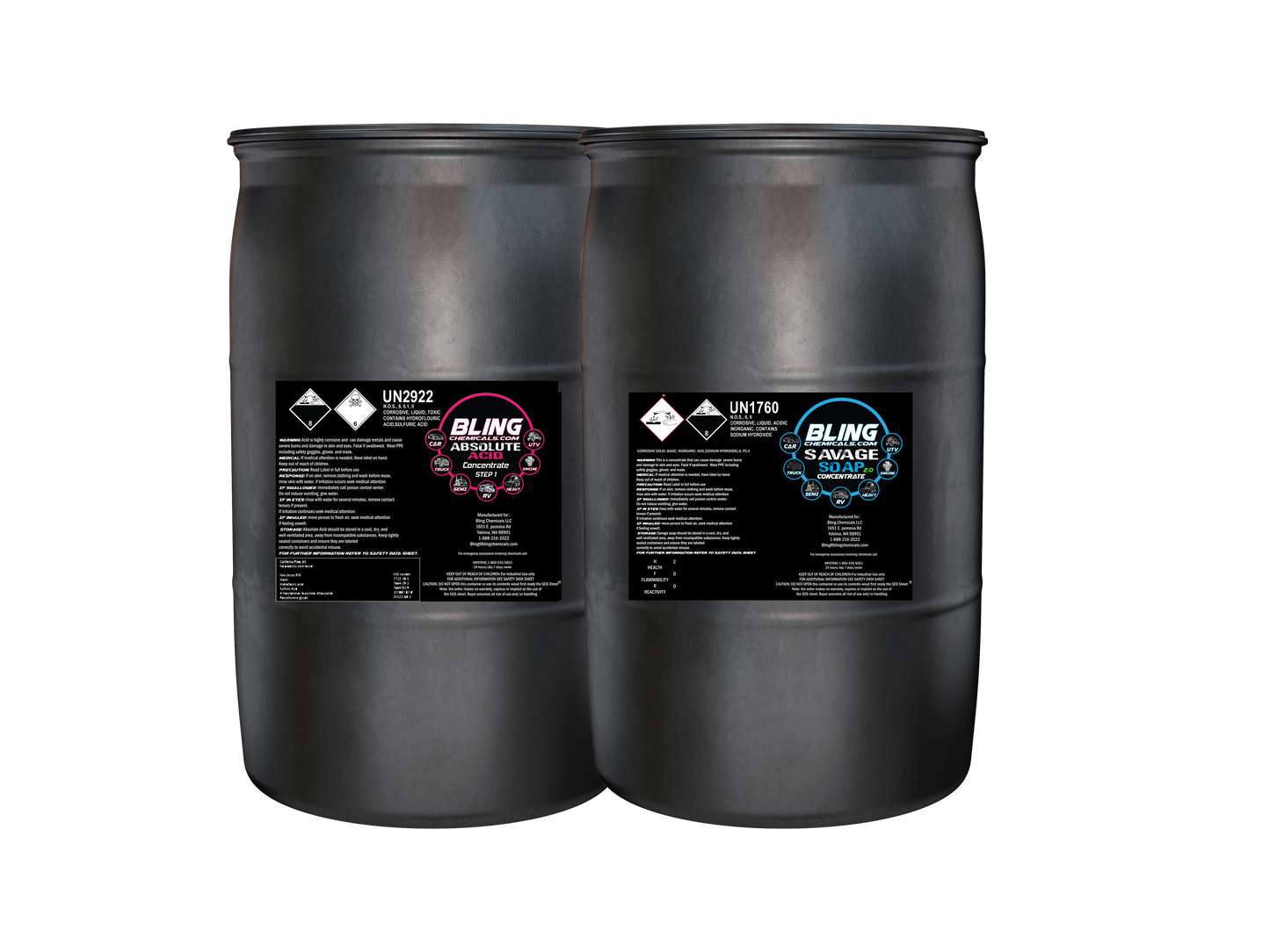 2-Step Touchless Vehicle Wash Kits