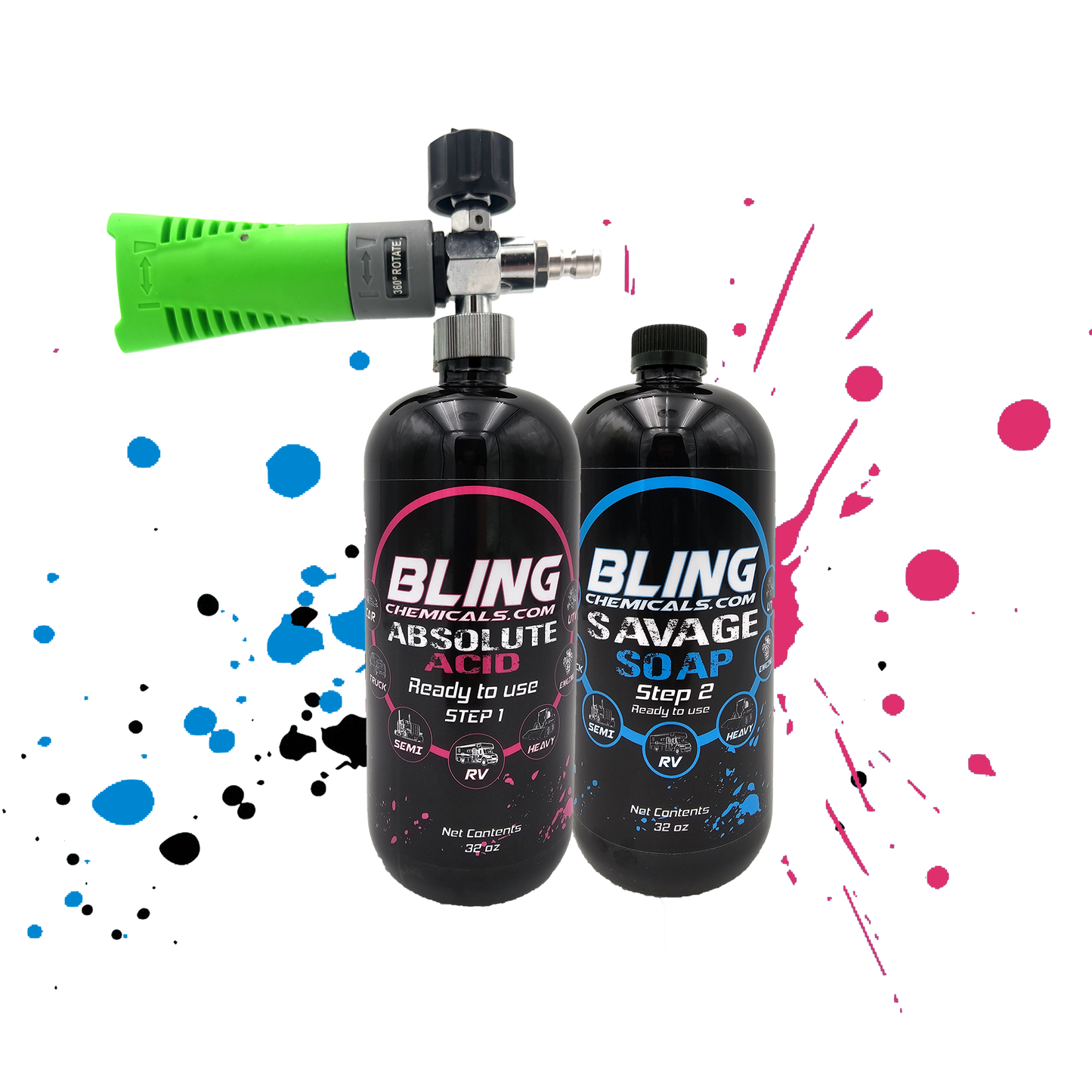 2-Step Touchless Vehicle Wash Kits